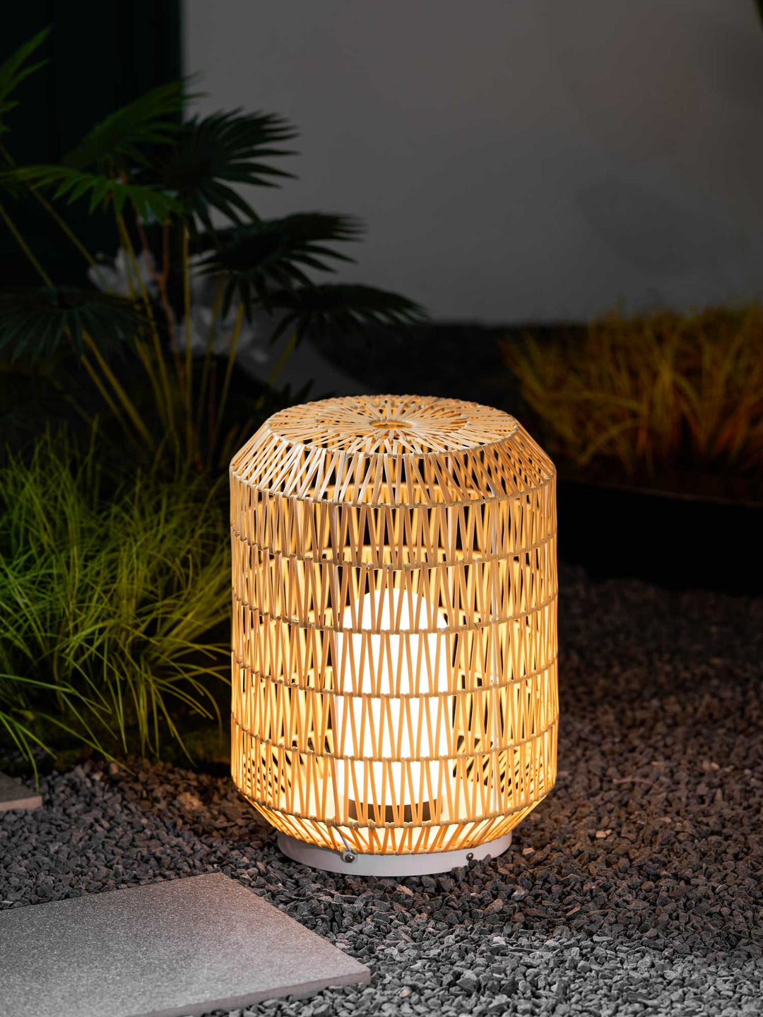 Woven Rattan Outdoor Lamp