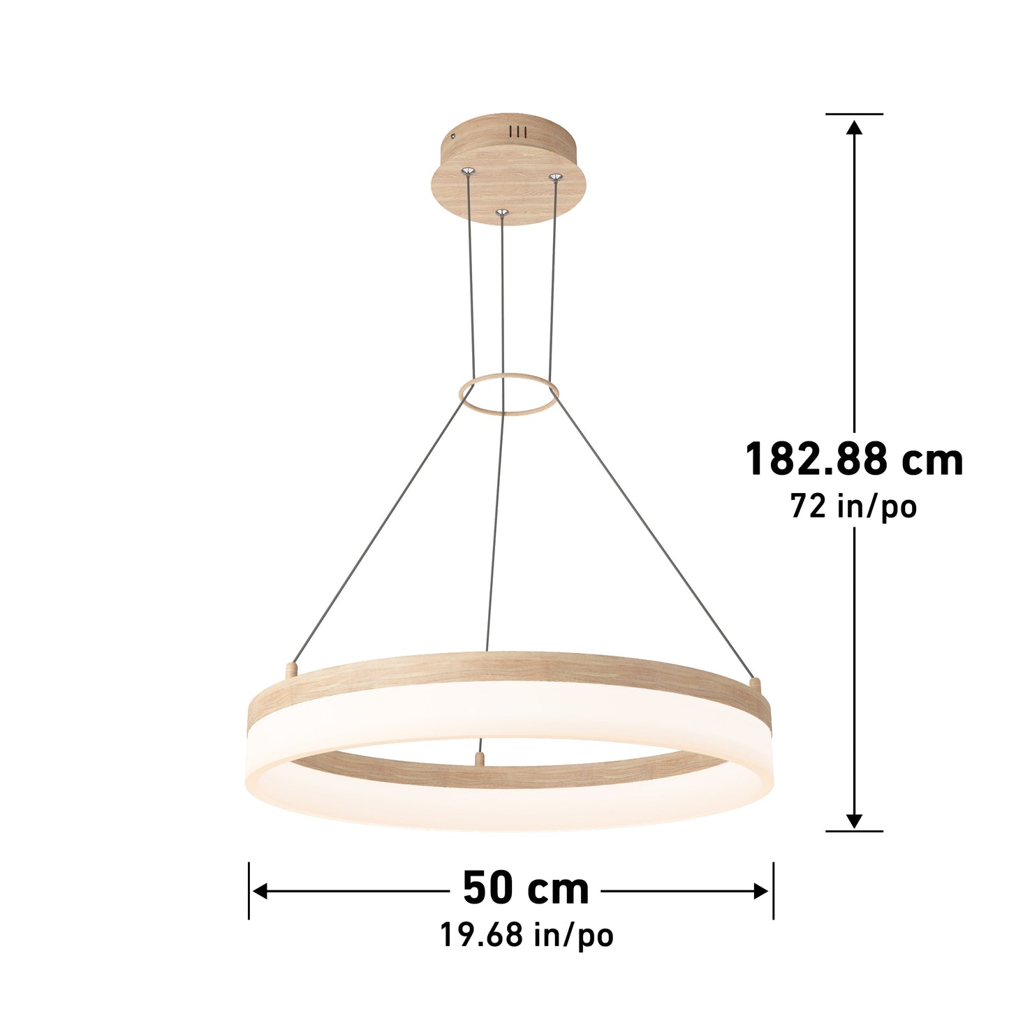 Delft Round LED Pendant Light