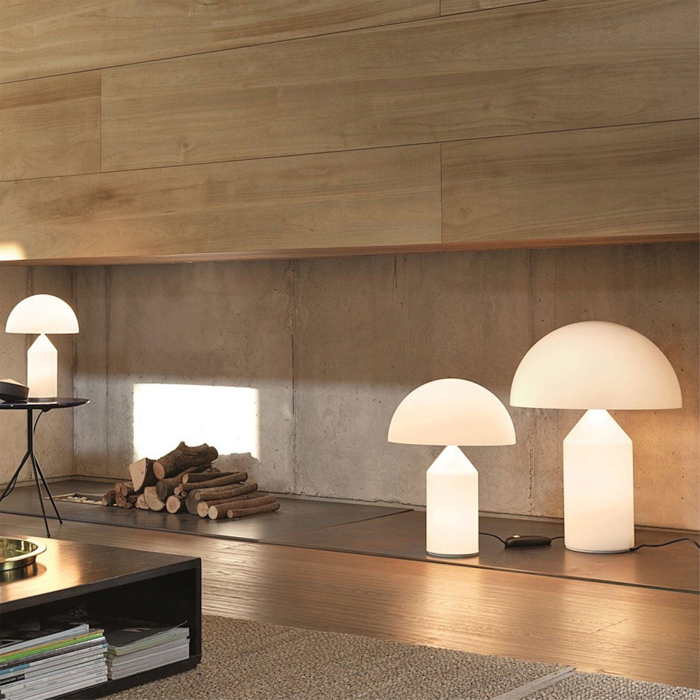 Frosted Glass Dome Table Lamp