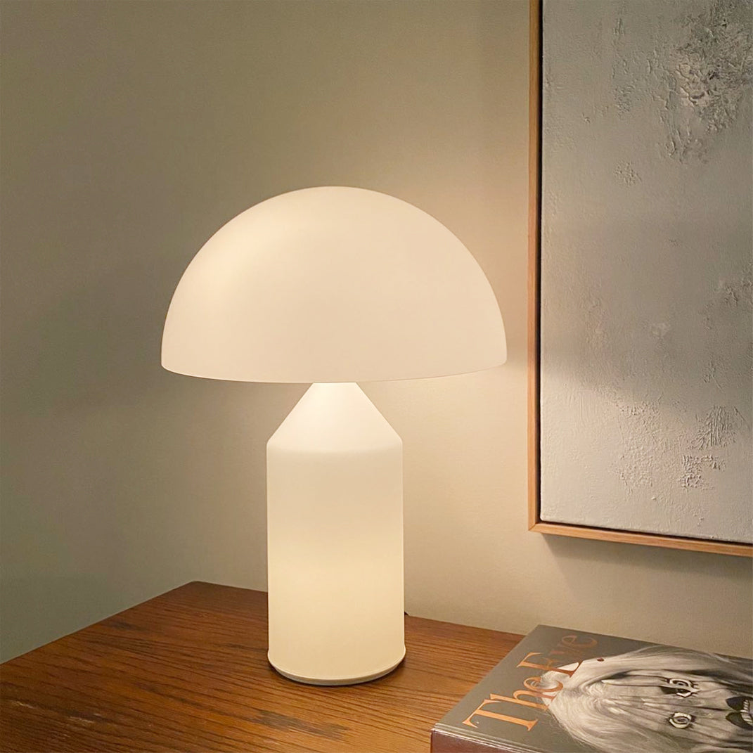 Frosted Glass Dome Table Lamp