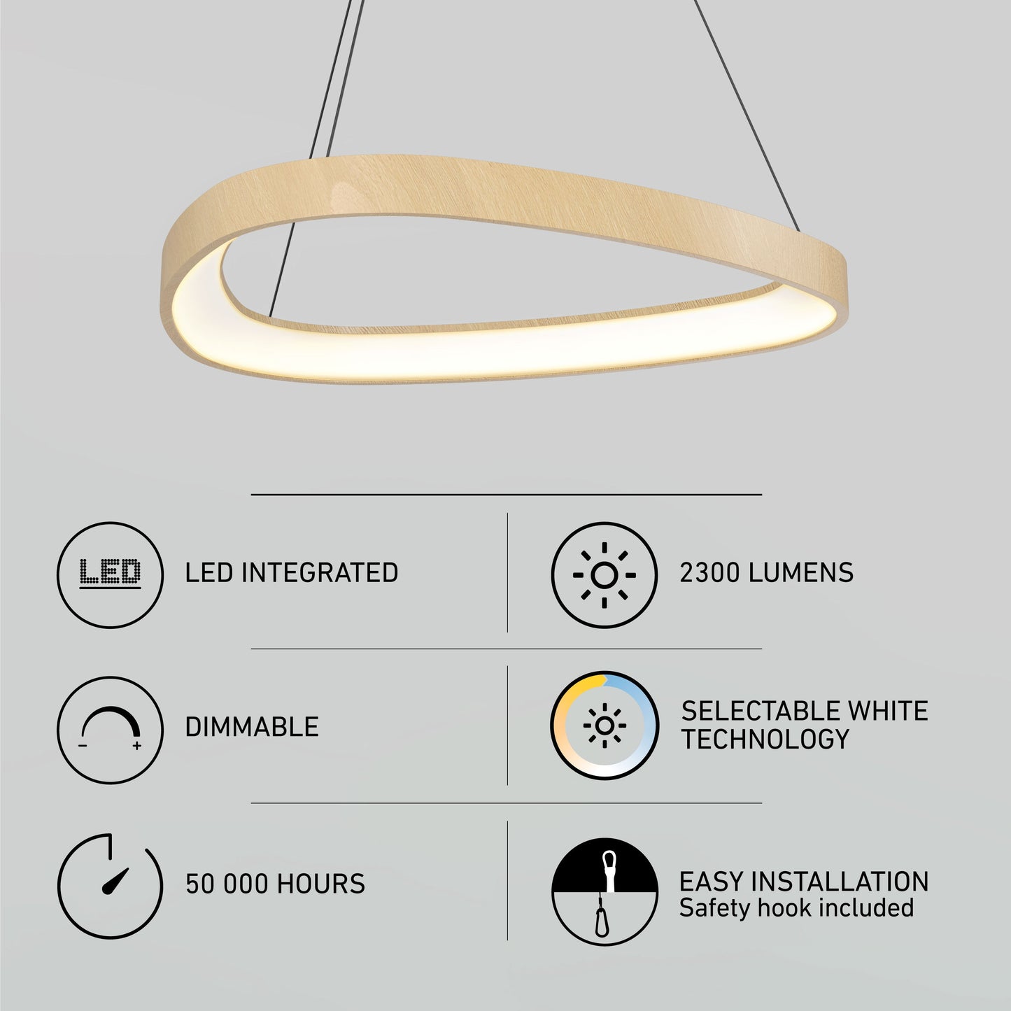 Turku Round LED Dining Pendant