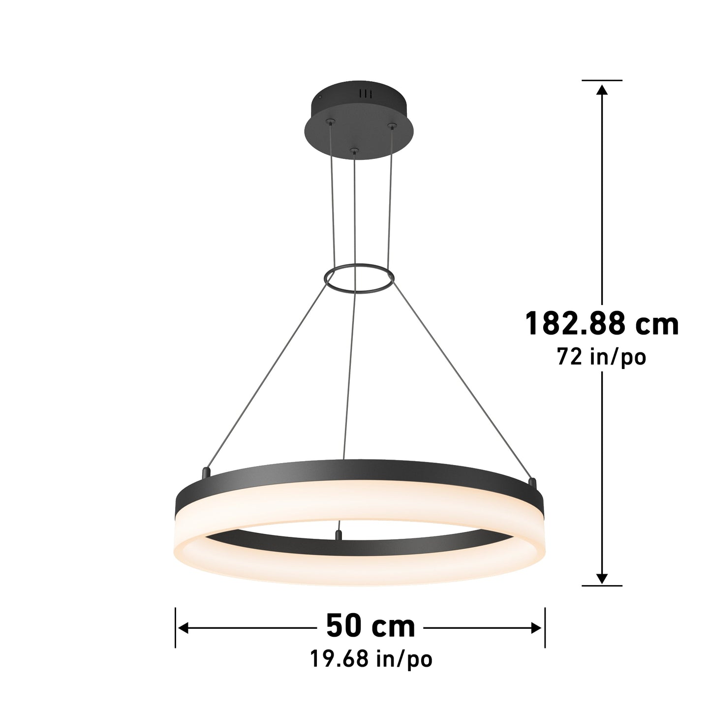 Delft Round LED Pendant Light
