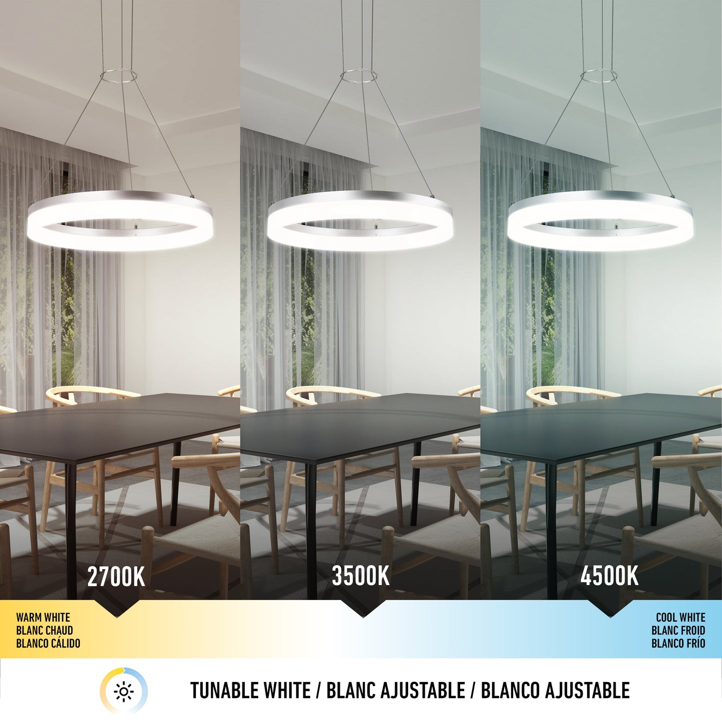 Delft Round LED Pendant Light