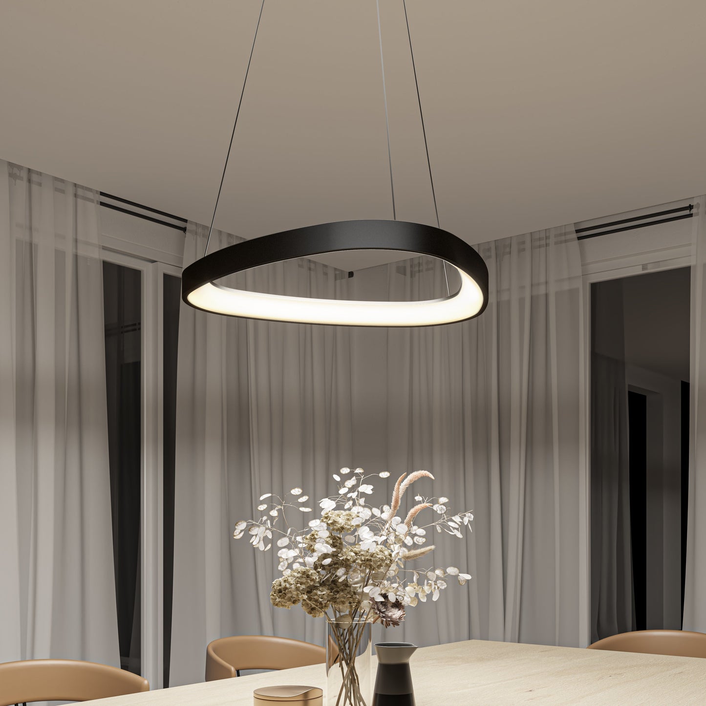 Turku Round LED Dining Pendant