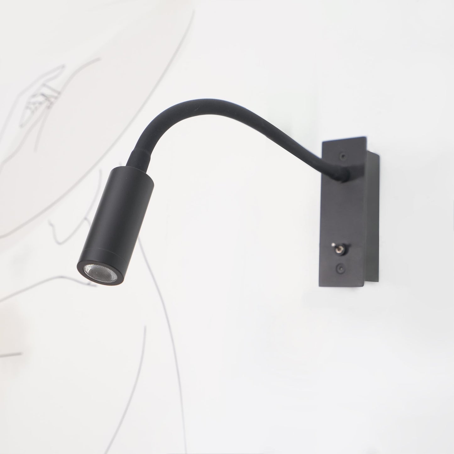 Gooseneck LED Reading Wall Sconce
