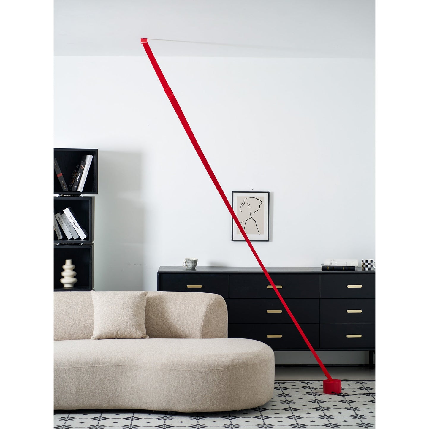Slim Tension Pole Floor to Ceiling Lamp