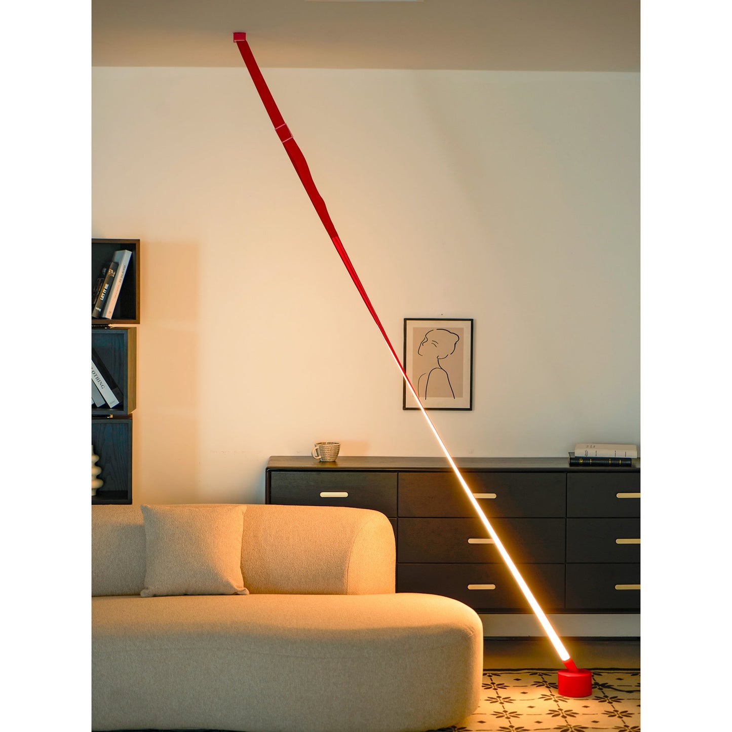 Slim Tension Pole Floor to Ceiling Lamp