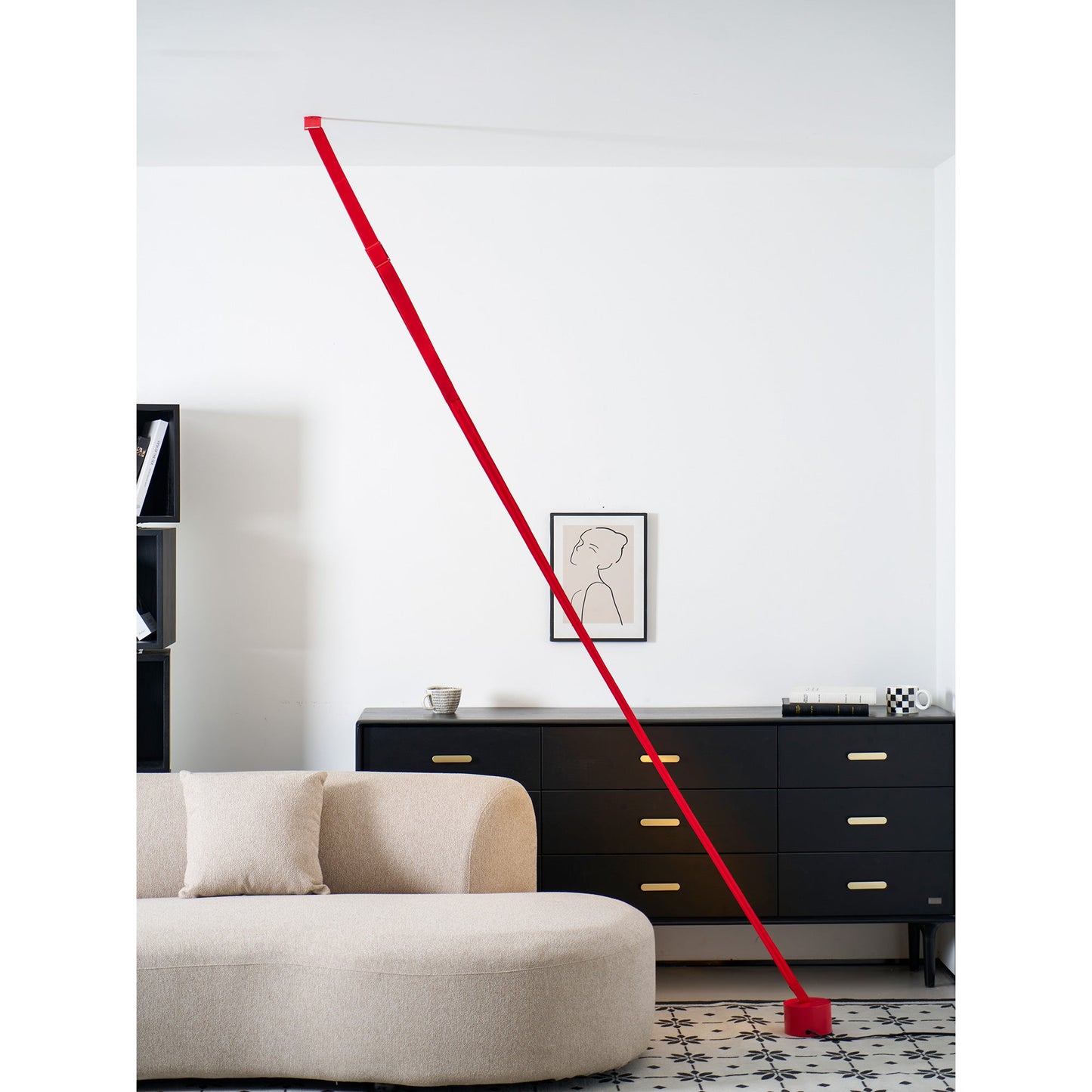 Slim Tension Pole Floor to Ceiling Lamp