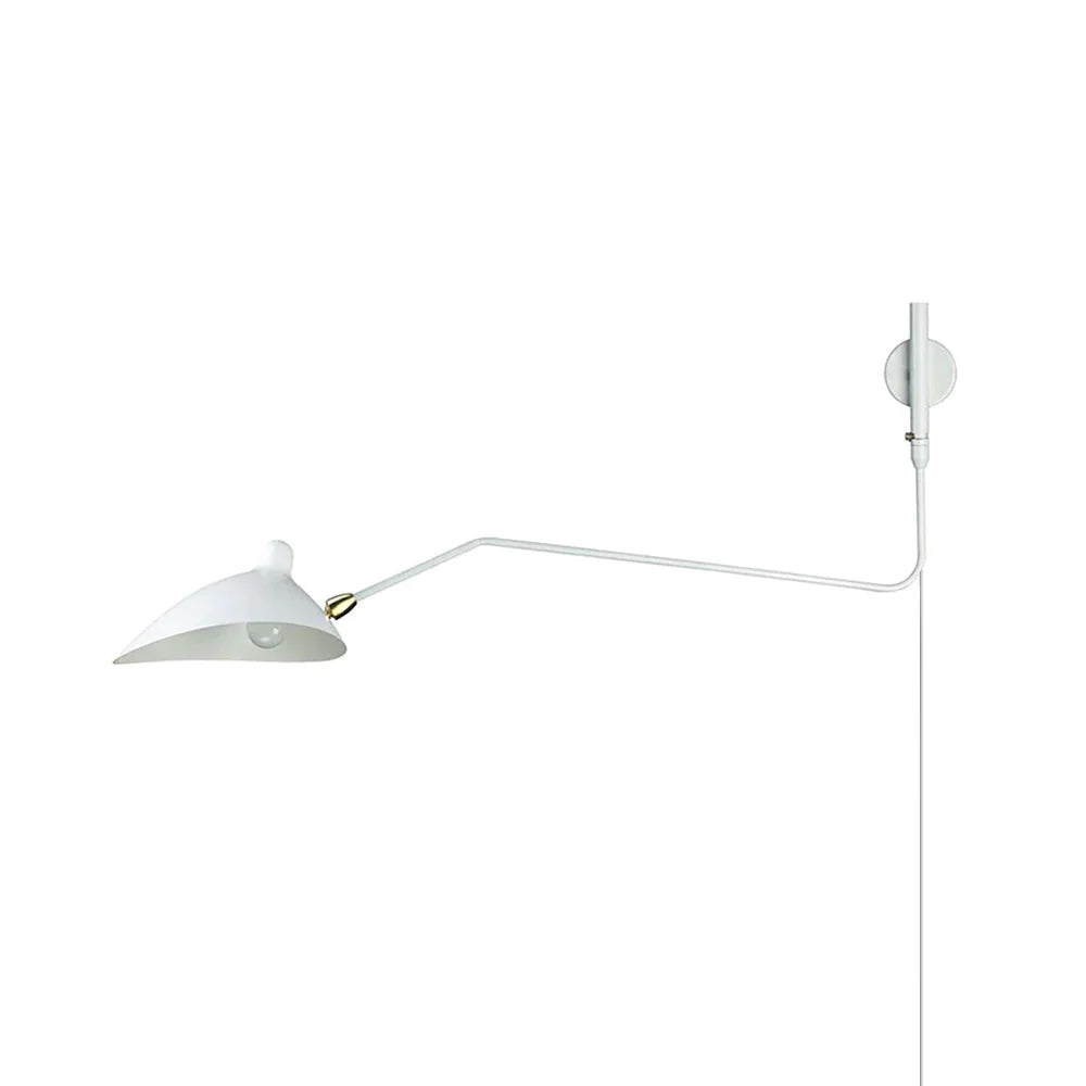 Pivoting Arm Plug In Wall Sconce